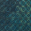 A grid of intricately designed tiles features a bold geometric pattern. Each tile displays Royalty Free Stock Photo