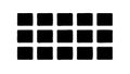 Grid Layout Icon for Tables, Spreadsheets, and UI Design. vector design Generative AI Royalty Free Stock Photo
