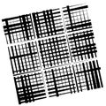 Grid, mesh abstract geometric pattern. grating, trellis texture with intermittent, interrupt lines. segmented intersect stripes. Royalty Free Stock Photo