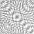 Grid, mesh of circular thin lines. Geometric texture, pattern. I Royalty Free Stock Photo