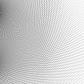 Grid - mesh of dynamic curved lines. Abstract geometric pattern.