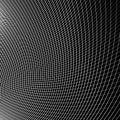 Grid - mesh of dynamic curved lines. Abstract geometric pattern. Royalty Free Stock Photo