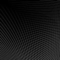 Grid - mesh of dynamic curved lines. Abstract geometric pattern. Royalty Free Stock Photo