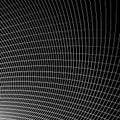 Grid - mesh of dynamic curved lines. Abstract geometric pattern. Royalty Free Stock Photo