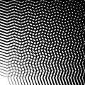 Grid mesh of irregular jagged, wavy lines. Abstract monochrome t