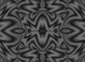 Monochromatic geometric seamless pattern with optical illusion.