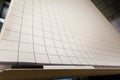 Grid Paper Flipchart Large Sheets Brainstorming Empty Blank Black White Marker Corner Perspective Board