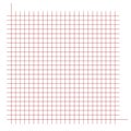 Grid paper. Mathematical graph. Cartesian coordinate system with x-axis, y-axis. Squared background with color lines