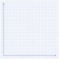 Grid paper. Mathematical graph. Cartesian coordinate system with x-axis, y-axis. Squared background with color lines Royalty Free Stock Photo