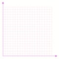 Grid paper. Mathematical graph. Cartesian coordinate system with x-axis, y-axis. Squared background with color lines Royalty Free Stock Photo