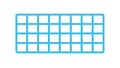 Grid Pattern Outline Structure Abstract Icon, vector design Generative AI Royalty Free Stock Photo