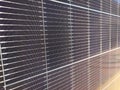Grid pattern of photovoltaic solar cells Royalty Free Stock Photo
