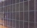 Grid pattern of photovoltaic solar cells Royalty Free Stock Photo