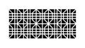 Grid Pattern Squares Rectangles, Abstract Geometric Background Texture, vector design Generative AI Royalty Free Stock Photo