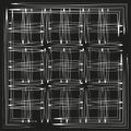 Grid pattern Vector. Abstract square texture. Chaotic line art. White scribble elements. Royalty Free Stock Photo