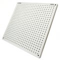Grid pegboard isolated on white background Royalty Free Stock Photo