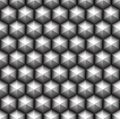 Grid of seamless hexagons