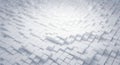 Abstract White Cubes Forming a Textured Surface with Varying Heights Royalty Free Stock Photo