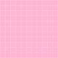 Grid square graph line full page on pink paper background, paper grid square graph line texture of note book blank, grid line Royalty Free Stock Photo