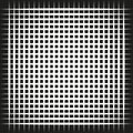 Grid square pattern. Dense mesh structure. Monochrome vector shape. Abstract geometry lines. Royalty Free Stock Photo