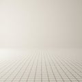 A grid surface extends into the distance, creating a sense of depth and perspective. Royalty Free Stock Photo