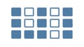 Grid or Tiled Layout Icon, for Organization, Structure, and Digital Display, vector design Generative AI Royalty Free Stock Photo