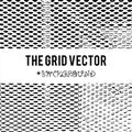 The Grid vector background with grunge texture