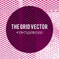 The Grid vector background with grunge texture