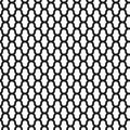 Grid vector seamless pattern, geometric abstract background of black and white color. Modern simple lattice line Royalty Free Stock Photo