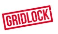 Gridlock rubber stamp Royalty Free Stock Photo