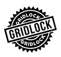 Gridlock rubber stamp