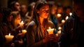 grief candle vigil