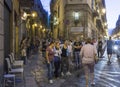 Grief in Italy: Crying women on Palermo street