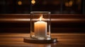 grief memorial candle Royalty Free Stock Photo