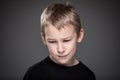 Grief-stricken little boy Royalty Free Stock Photo