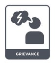 grievance icon in trendy design style. grievance icon isolated on white background. grievance vector icon simple and modern flat