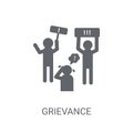 Grievance icon. Trendy Grievance logo concept on white backgroun Royalty Free Stock Photo