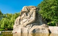 The Grieving Mother, a sculpture on the Mamayev Kurgan in Volgograd, Russia Royalty Free Stock Photo