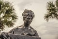 Grieving Woman Sculpture in the Mount Pleasant Memorial Waterfront Park South Carolina