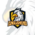 Griffin Eagle Myth Head Mascot Logo Gaming Esports