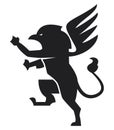 griffin emblem silhouette