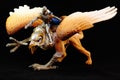 Griffin figurine toy Royalty Free Stock Photo