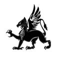 Griffin heraldry 2 Royalty Free Stock Photo