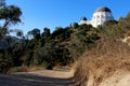 Griffith Observatory is located in Los Angeles, California, USA. the southern slope of Mount Hollywood in Los Angeles. Royalty Free Stock Photo