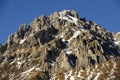 Grignetta peak south western side Royalty Free Stock Photo