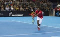 Grigor Dimitrov defeated Monfils in a demonstrative match in Are