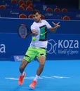 Grigor Dimitrov training on the court