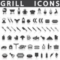 Grill Or Barbecue Icons