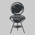 Grill barbeque for picnic, camping and cooking