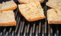Grill bread Royalty Free Stock Photo